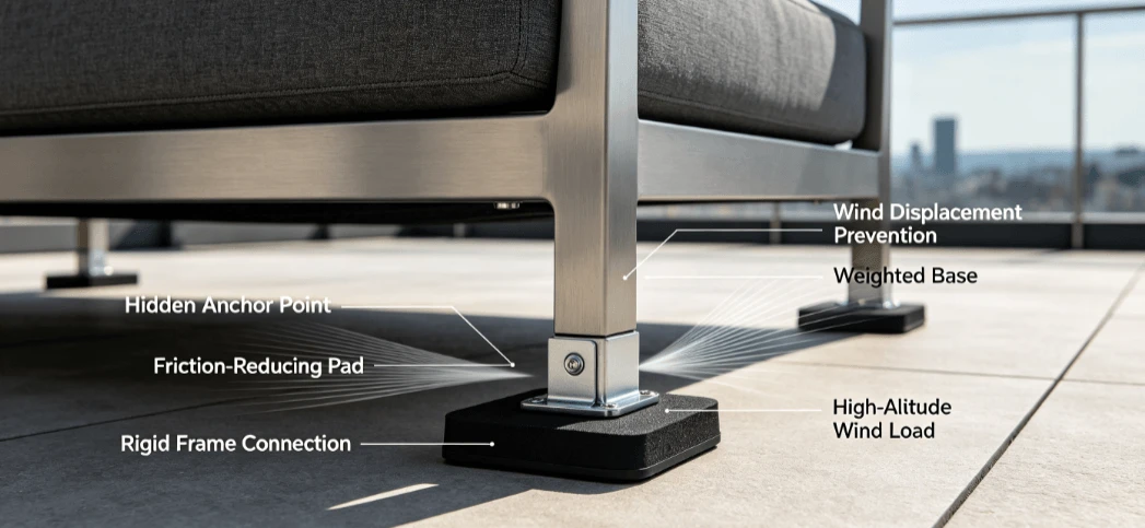 Rooftop Bar Outdoor Sofas Wind Anchoring Guide Rooftop Bar Outdoor Sofas Wind Anchoring Guide